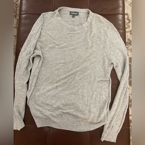 Bonobos Men’s crew neck gray sweater, size Medium